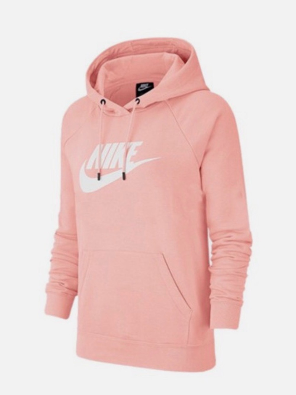Nike Women’s Pullover Logo Hoodie - Coral - Large